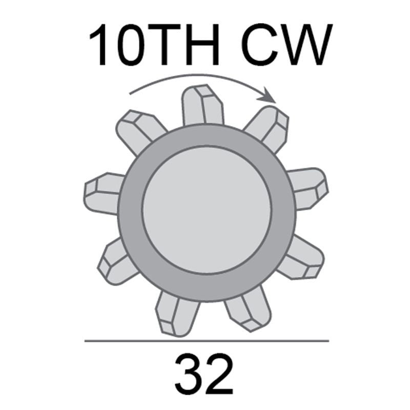 Nikko Starter Motor 12V 3.0kW 10TH CW Suits Chev 6.5L