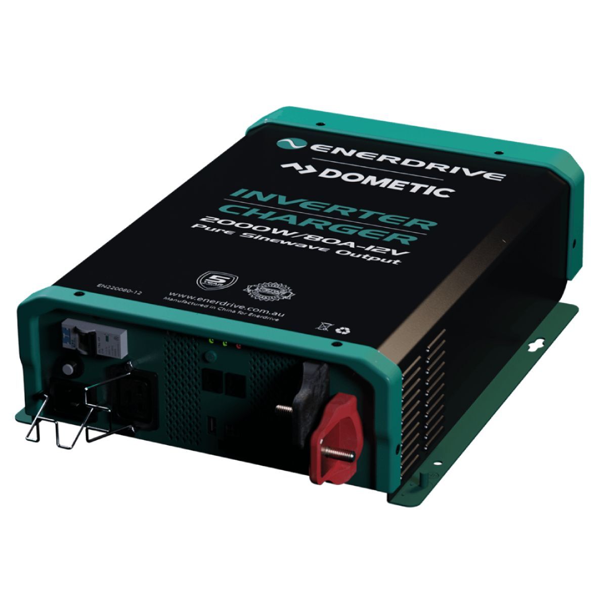 Enerdrive Inverter/Charger (Combi) 2000W/80A-12V