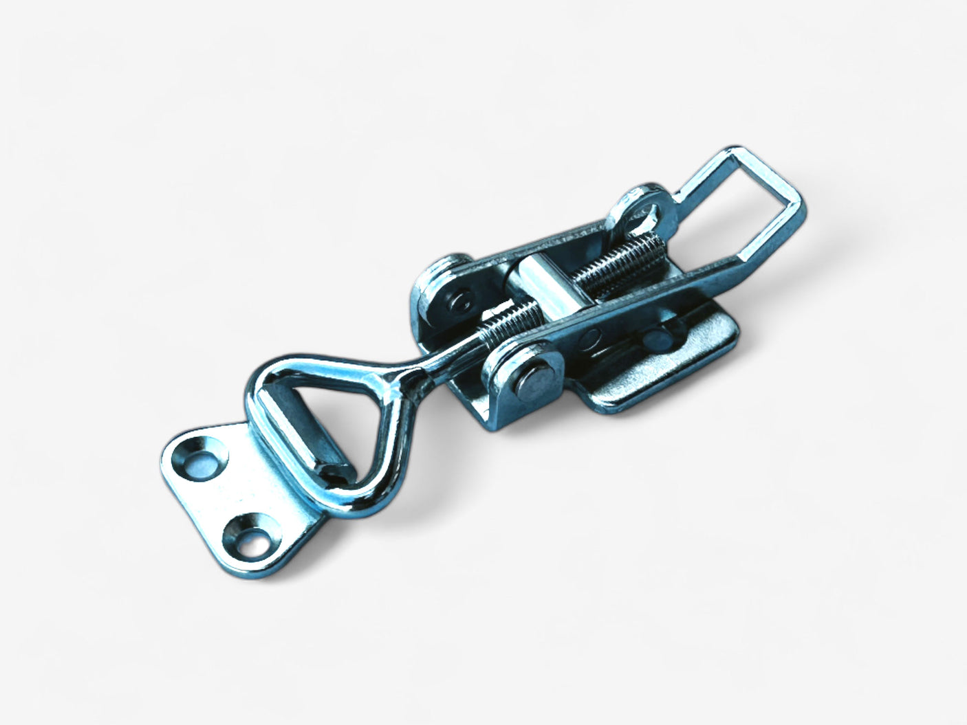 Over Centre Latch Stainless Steel Lockable - With Catch - Small