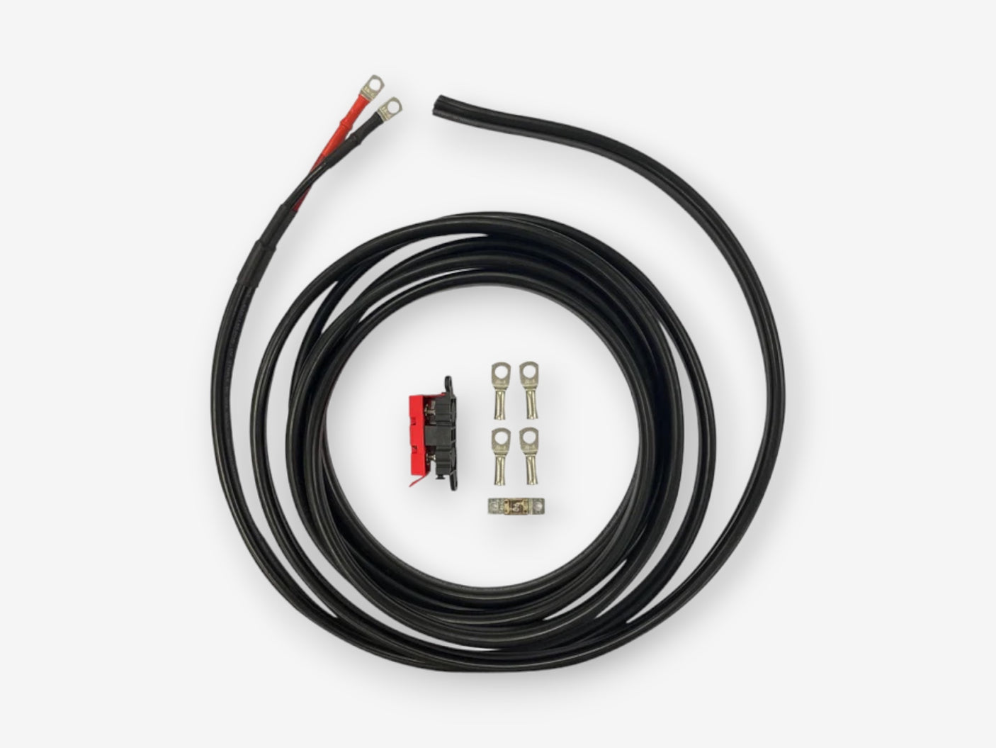 Enerdrive 16mm Cable Kit (Inc 70A Fuse) Start Battery to DC to DC Charger (Vehicle Mounted), 5 Metres