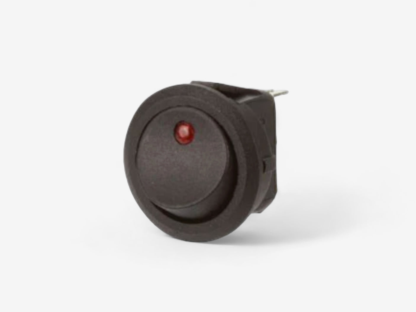 Switch Rocker 12V 20A OFF/ON SPST 20mm Mount Red LED