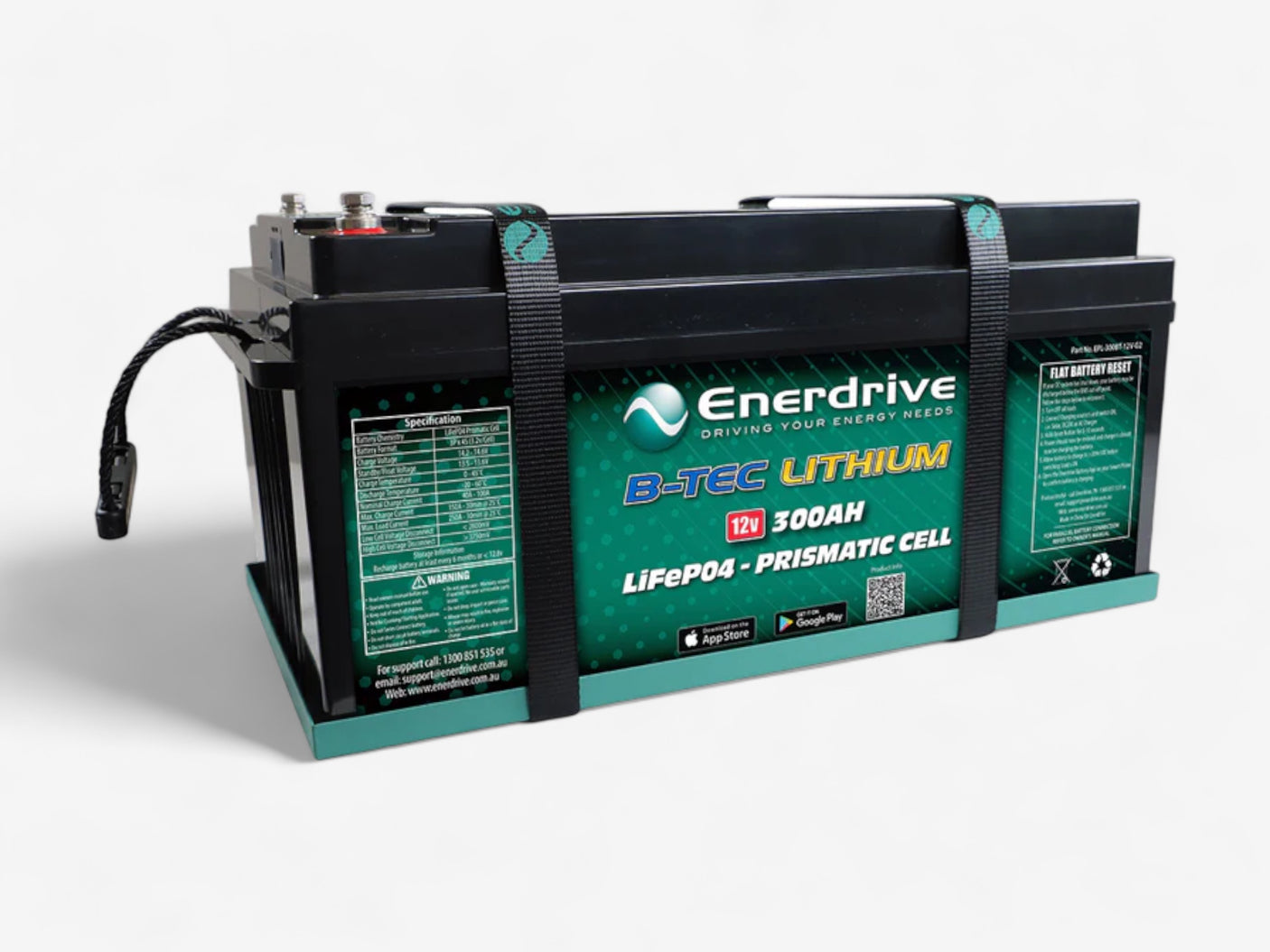 Enerdrive ePOWER B-TEC 300Ah Lithium Battery