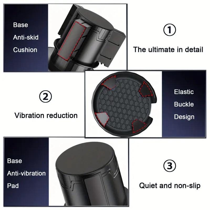 Adjustable Car Cup Holder Expander – Fits Large Bottles Yeti