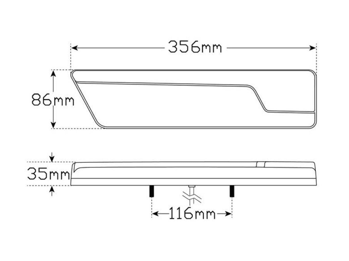 355 Series Sequential Tail Lights - Chrome Pair
