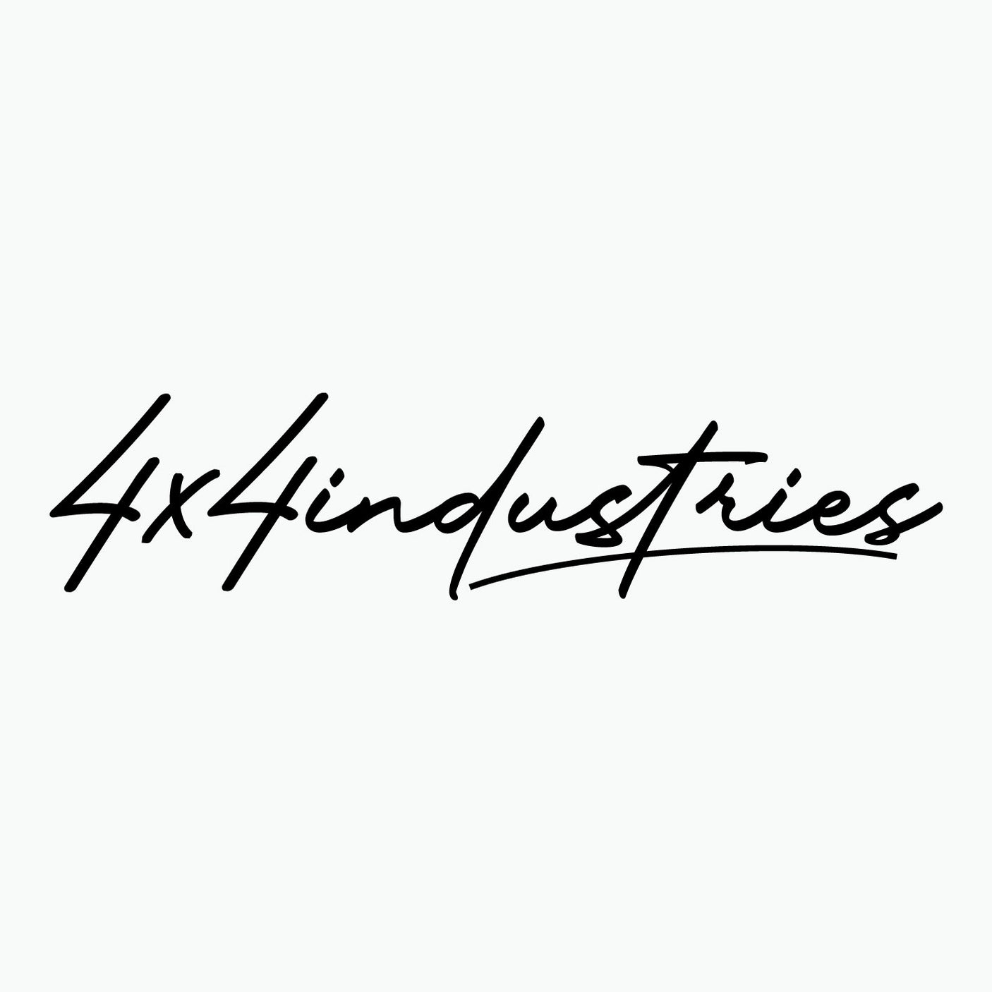 4x4 Industries Cursive 300mm Decal
