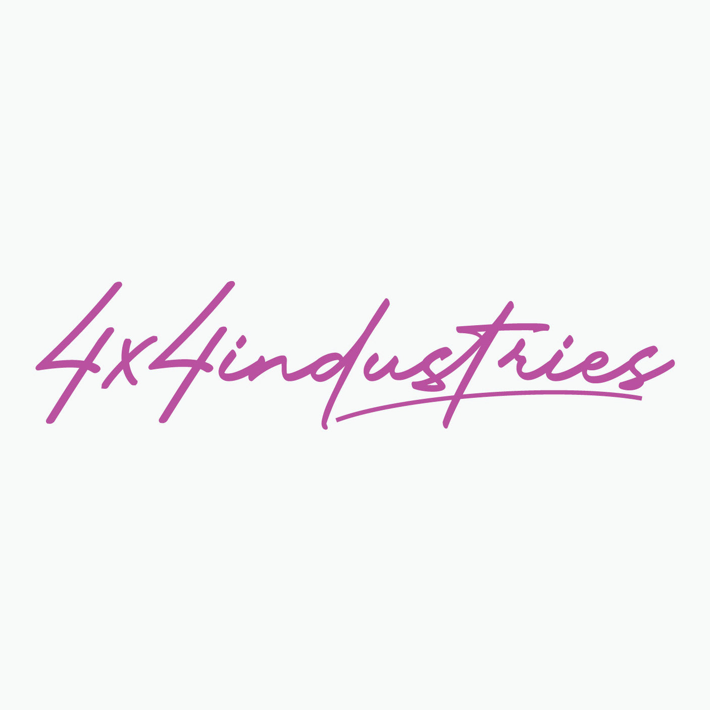 4x4 Industries Cursive 300mm Decal