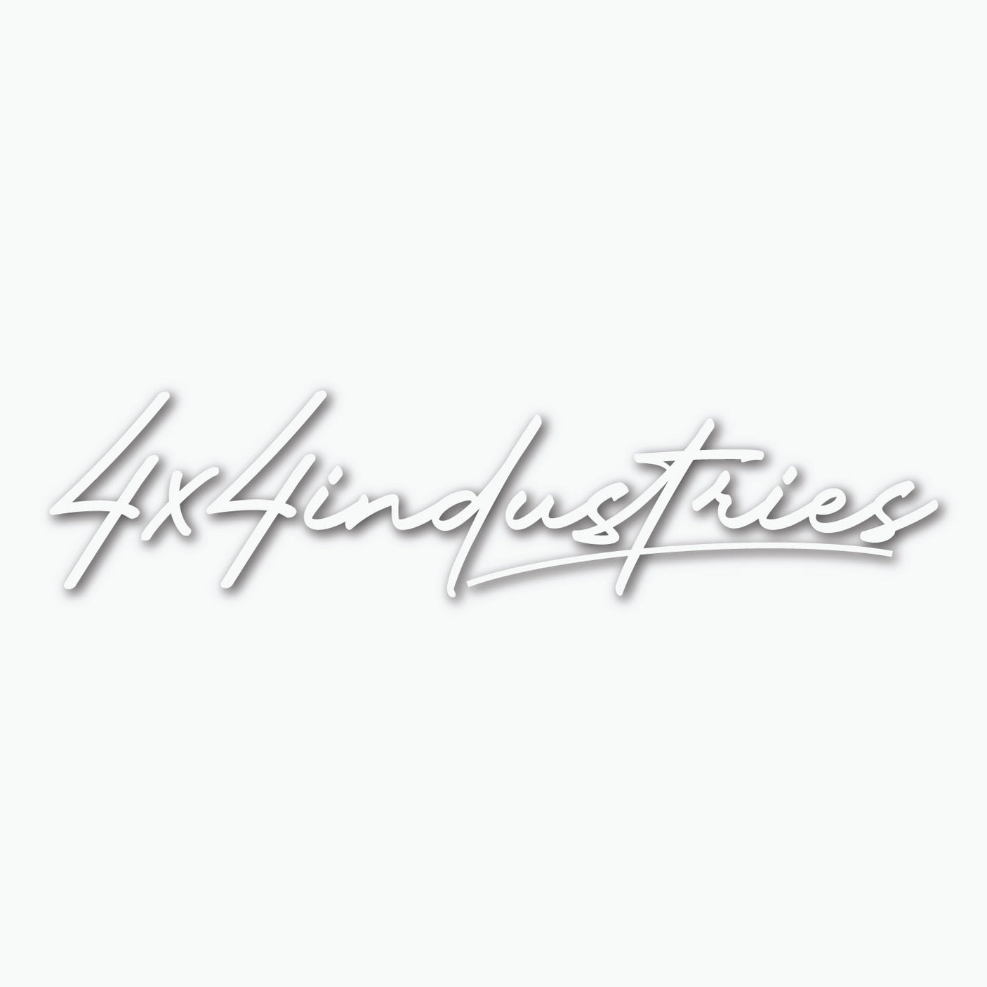 4x4 Industries Cursive 300mm Decal