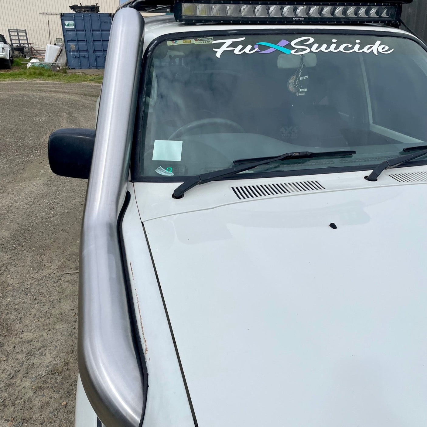 Toyota LandCruiser 80 Series 5" Snorkel (Safari Cover Up)