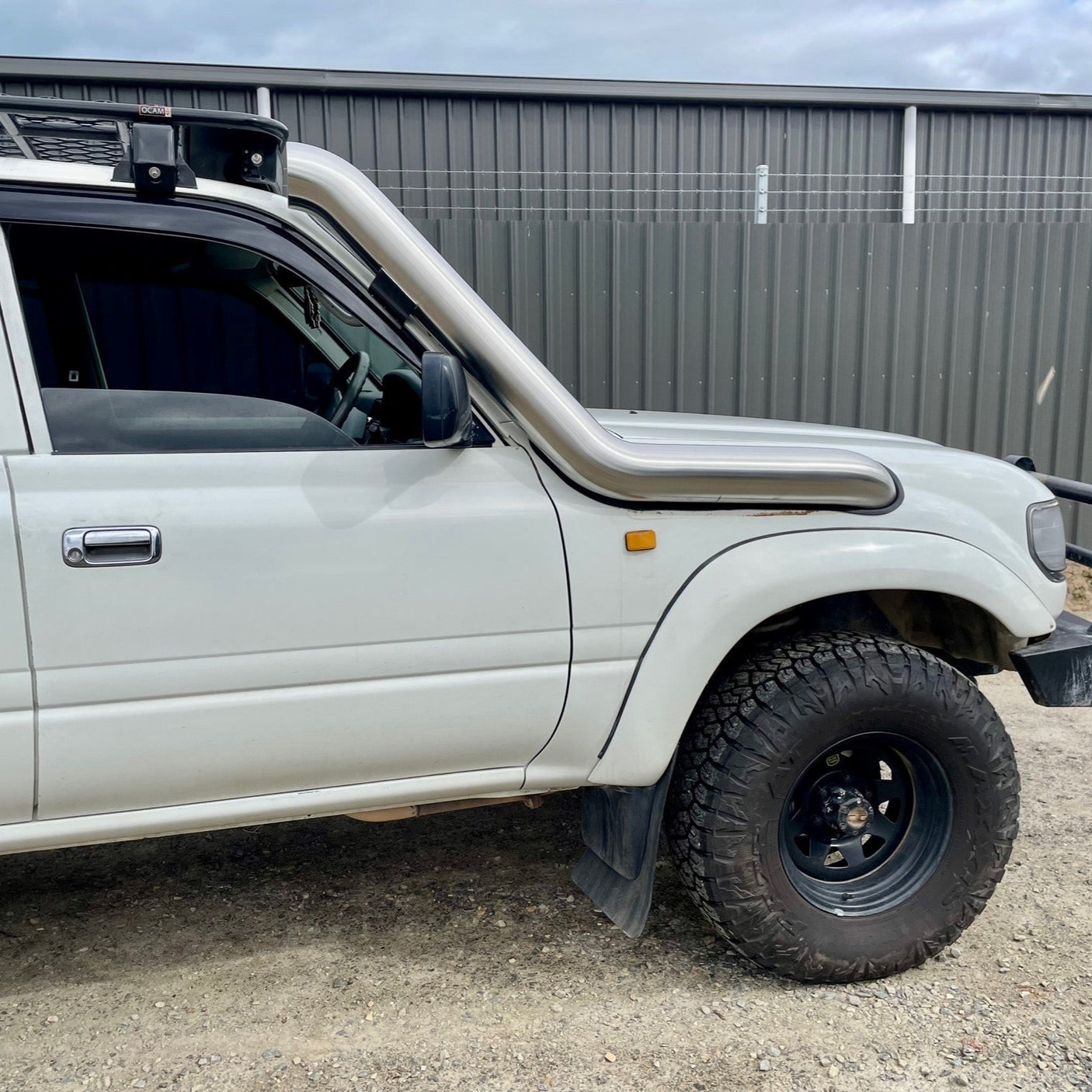 Toyota LandCruiser 80 Series 5" Snorkel (Safari Cover Up)