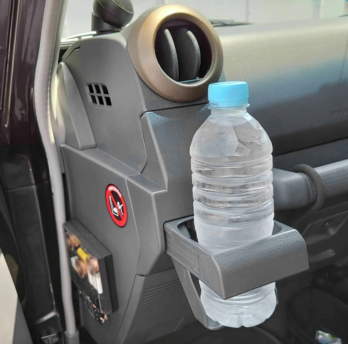 Slide Out Cup Holder Passenger Side for Toyota LandCruiser 70 Series (LC70 LC75 LC76 LC78 LC79) – Grey