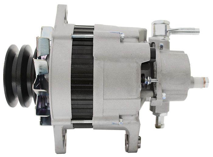 High Output 100A Alternator with Vac Pump suits Nissan Patrol GQ Navara TD25, TD27, TD42