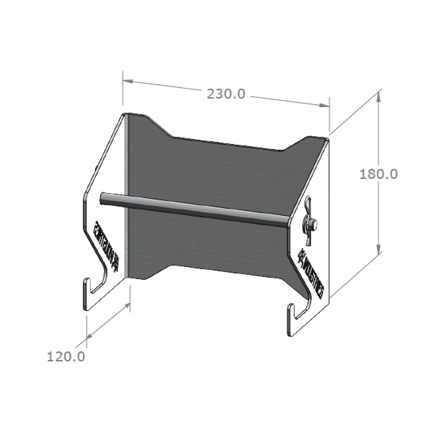 4x4 Canopy Paper Towel Holder