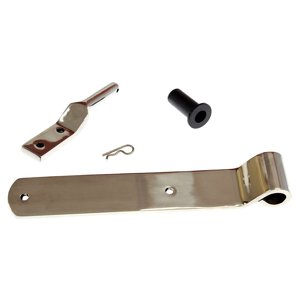 Drop Side Hinges - Stainless Steel Polished 240mm