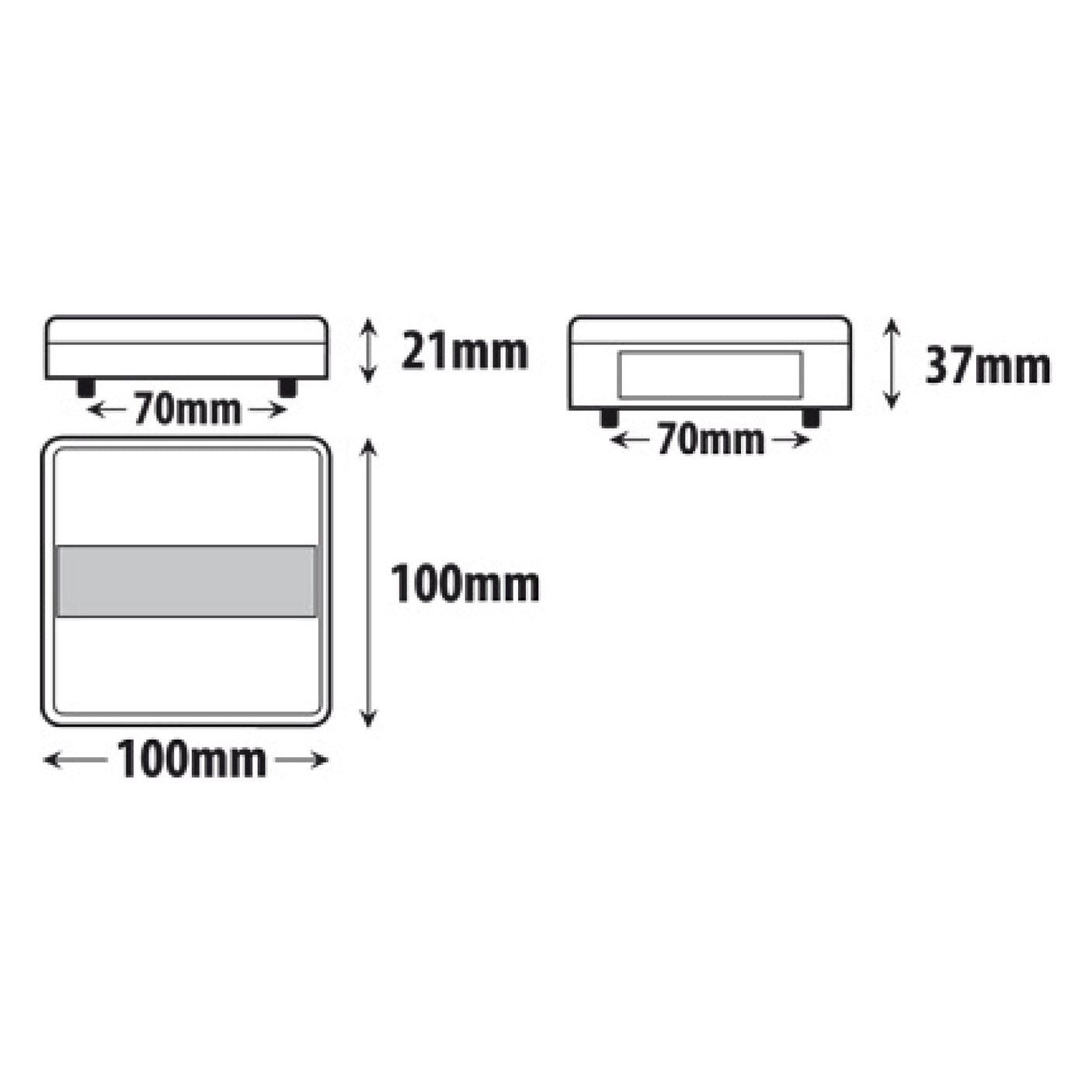 RoadVision LED Small Rear Trailer Lights Combi 12V - Pair