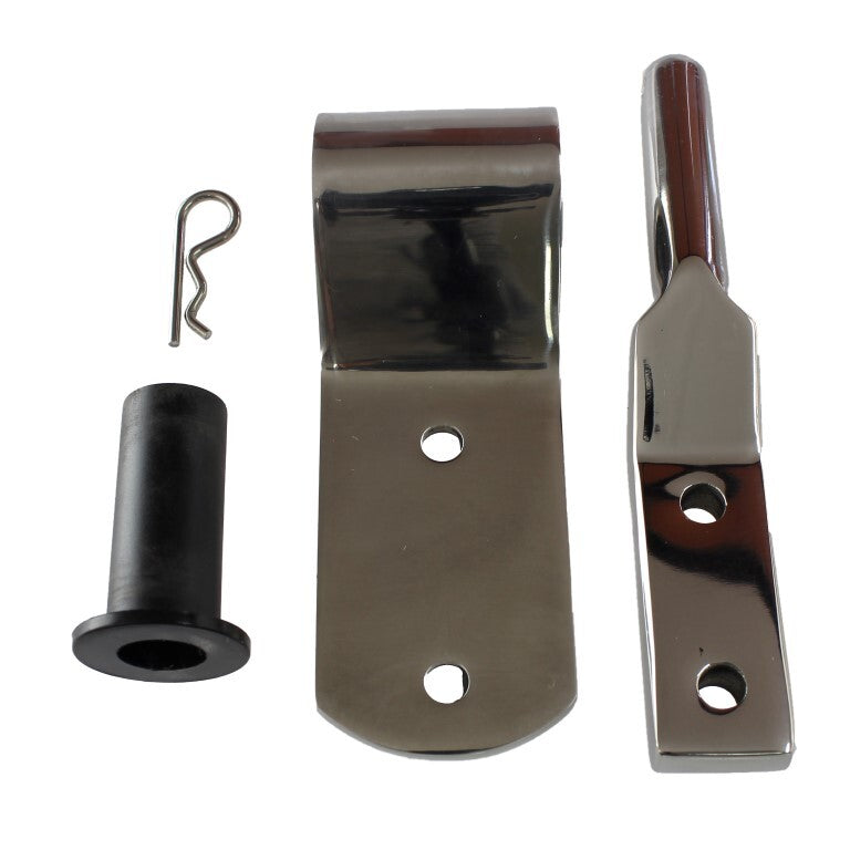 Drop Side Hinges - Stainless Steel Polished 106mm