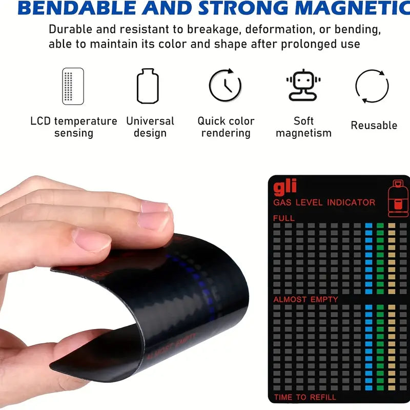 Magnetic BBQ Gas Bottle Level Indicator
