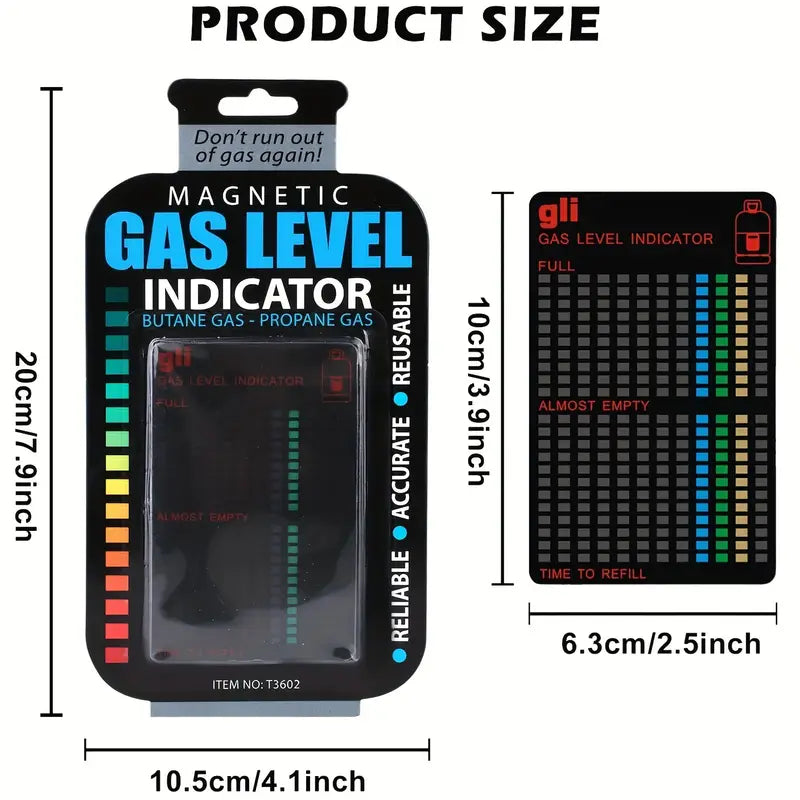 Magnetic BBQ Gas Bottle Level Indicator