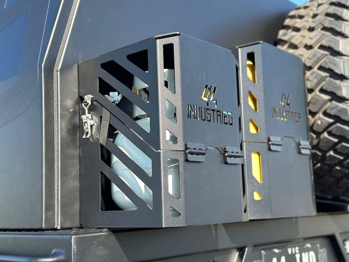 Lockable 4.5kg Gas Bottle Holder