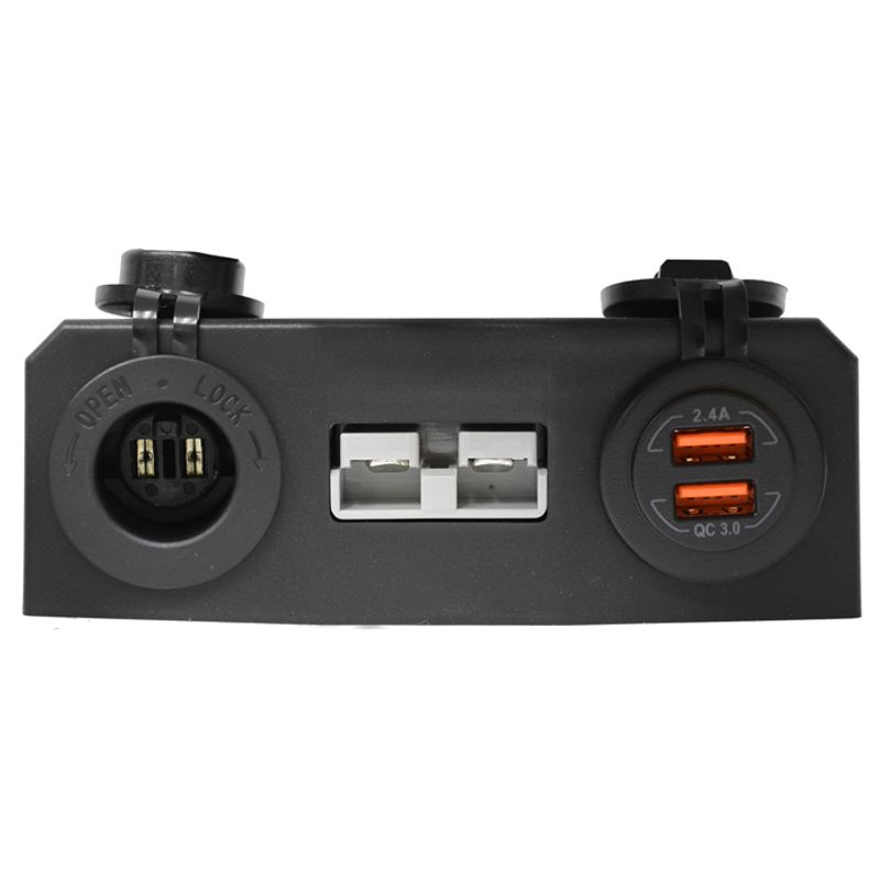 Triple Surface Mount Engel / 50A Power Connector / Twin Output USB Port