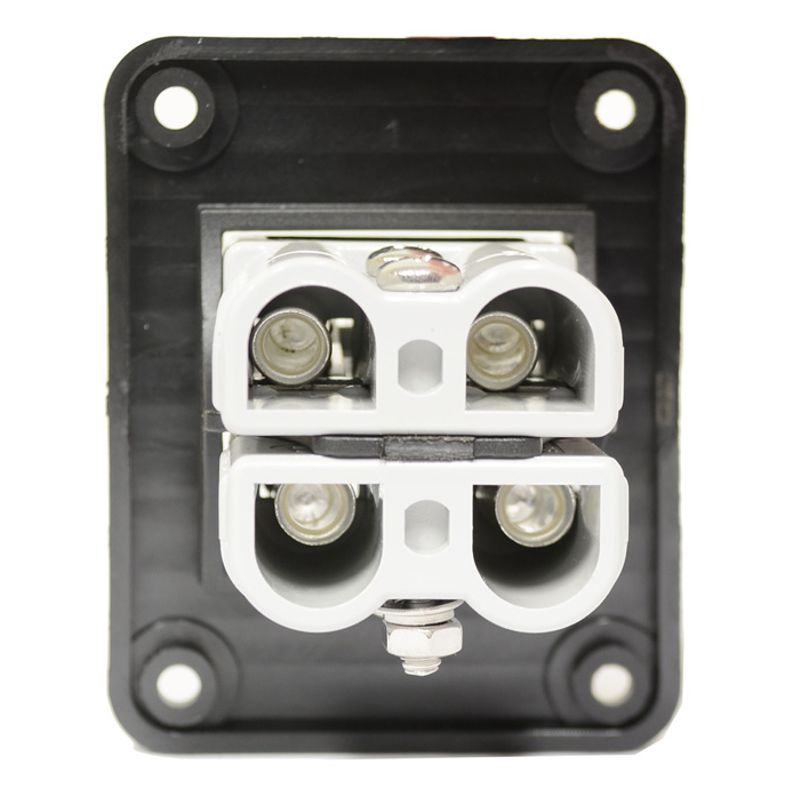 50A Grey Dual Anderson Plug Power Connector Panel Mount