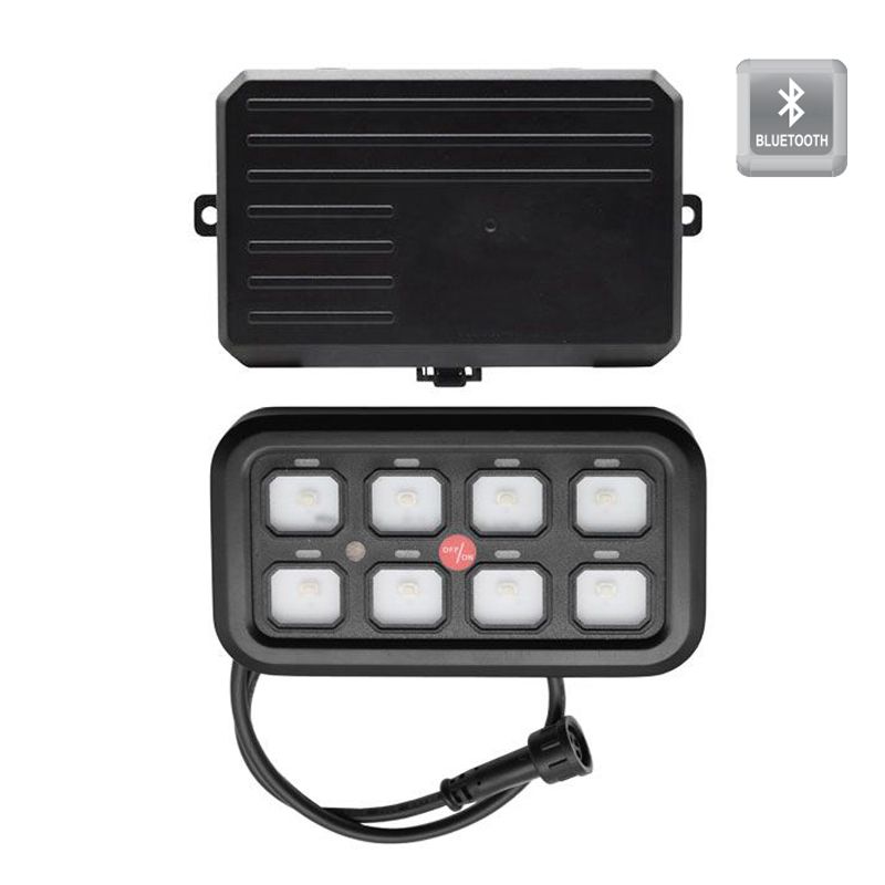 12/24V 60A Switch Panel 8 Way With Bluetooth & App Control Panel