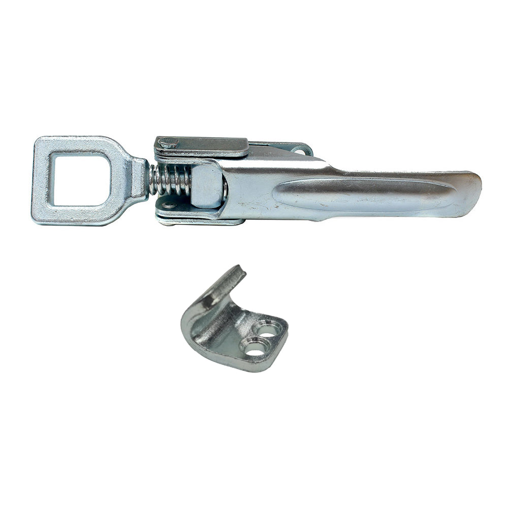 Over Centre Latch (Heavy Duty) Zinc Coated - With Catch