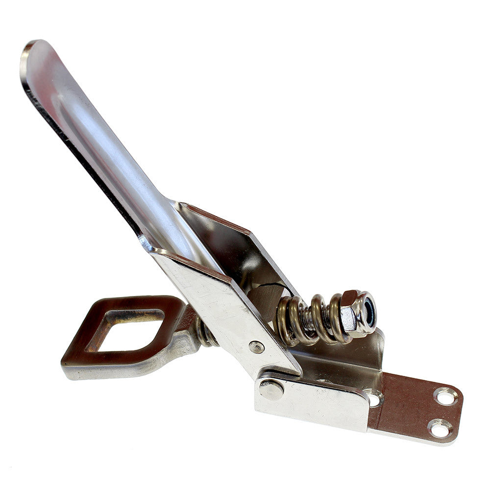 Over Centre Latch (Heavy Duty) Stainless Steel - With Catch