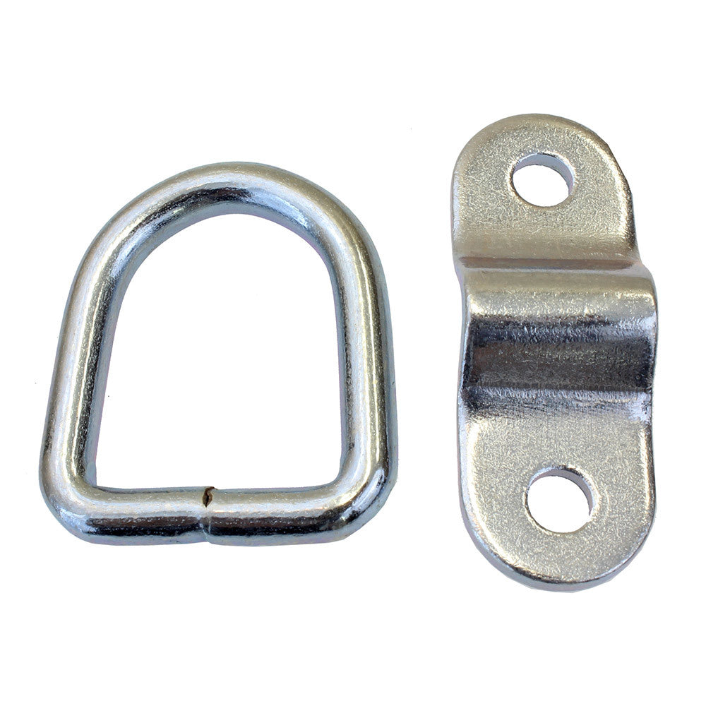 Lashing Ring Zinc Plate Tie Down 2 Piece Kit