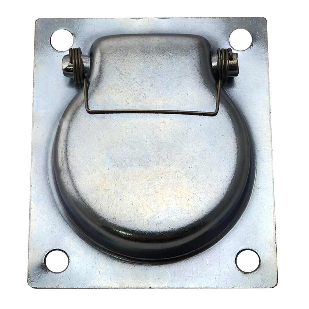 D-Ring Spring Loaded Tie Down Zinc Plate