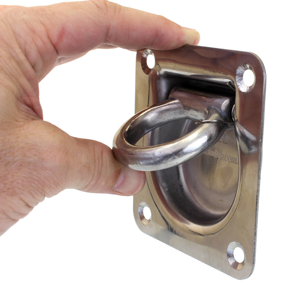 D-Ring Tie Down 1000kg Rated Stainless Steel