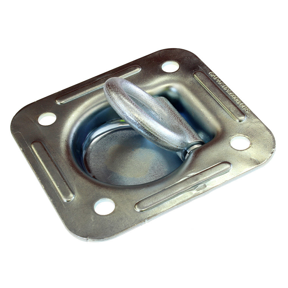 D-Ring Tie Down 2700kg Rated Zinc Plate