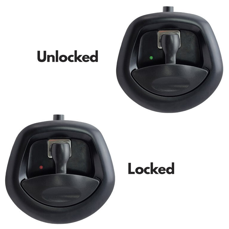 12v Electric Whale Tail Central Locking Black/Black