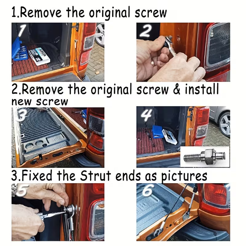 Tailgate Gas Struts - Ford Ranger PX & Mazda BT-50