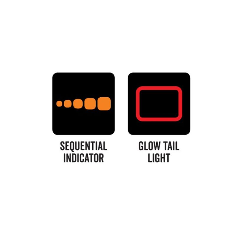 Roadvision BR220ARR LED Rear Combination Lamp – Stop/Tail/Indicator/Reflector (220x100mm)