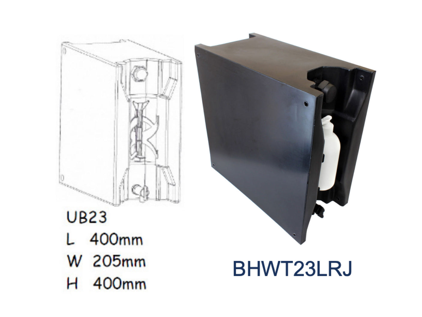 23 Litre Vehicle Water Tank