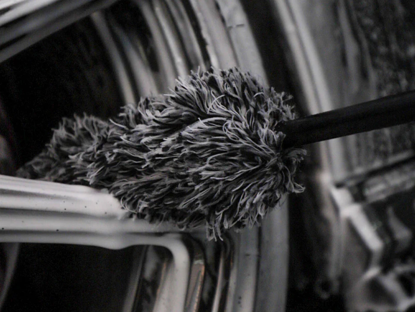 Snow Foam Microfibre Wheel Brush