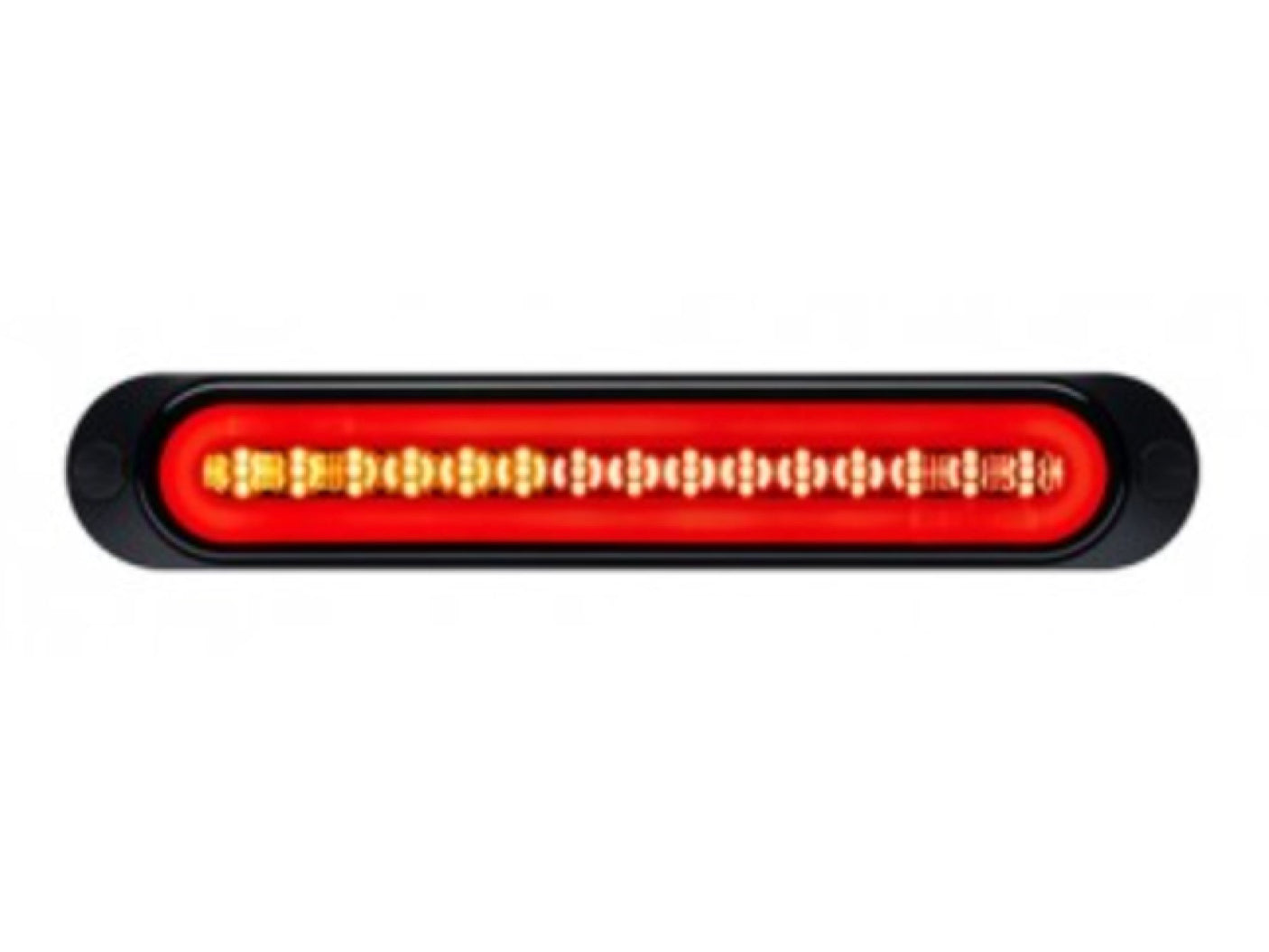 Roadvison LED Rear Combination Lamp 12v Blacked Out Lens Surface Mount 252x45mm