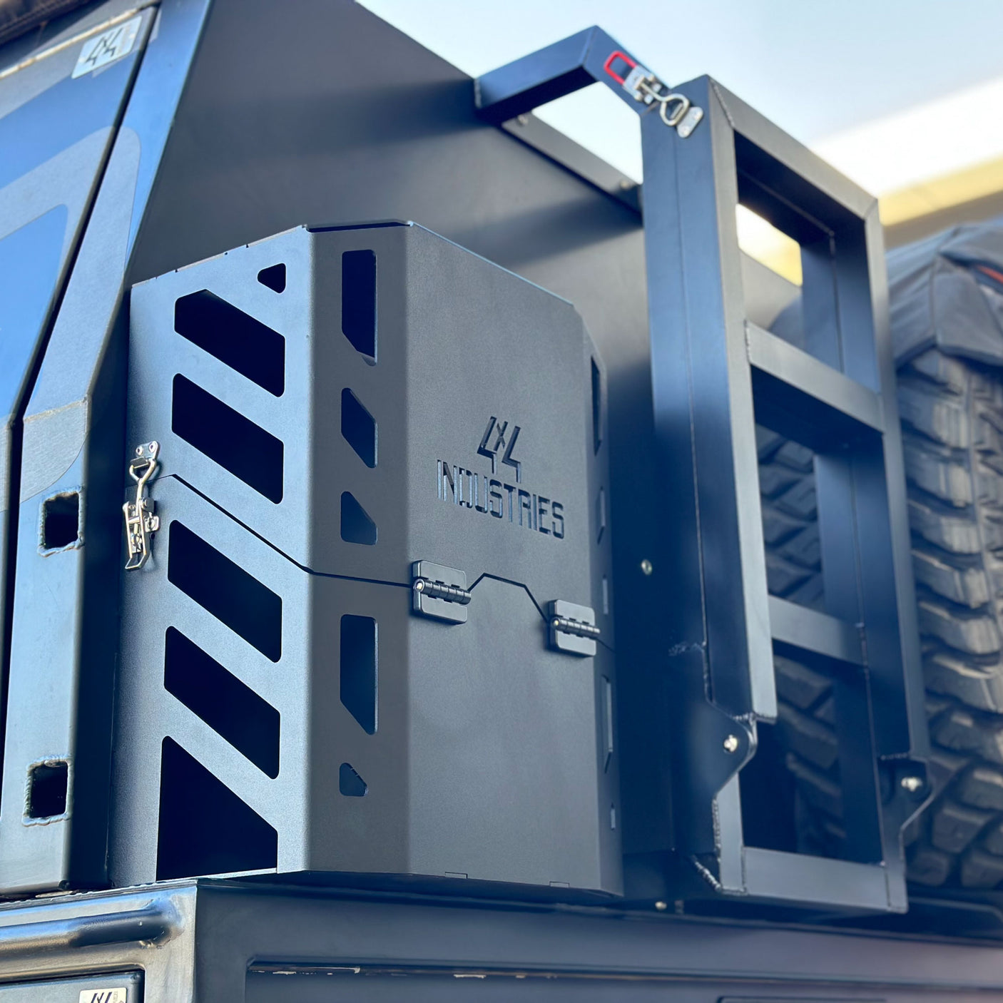 Lockable Jerry Can Holder