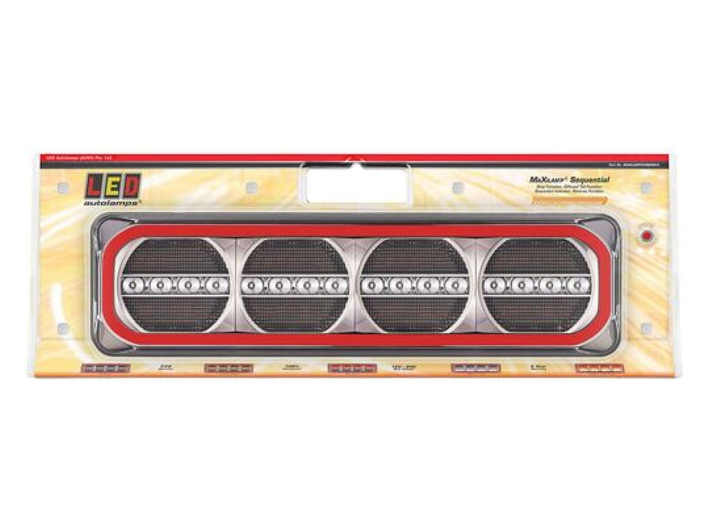 520 Series LED Autolamps Tail lights (Twin Pack)