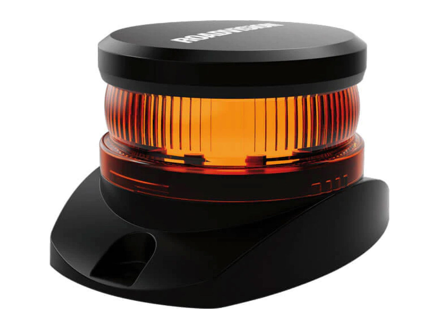 Roadvision LED Beacon Micro Revolver 10-30V Amber Fixed Mount 6 Function SAE Class 1