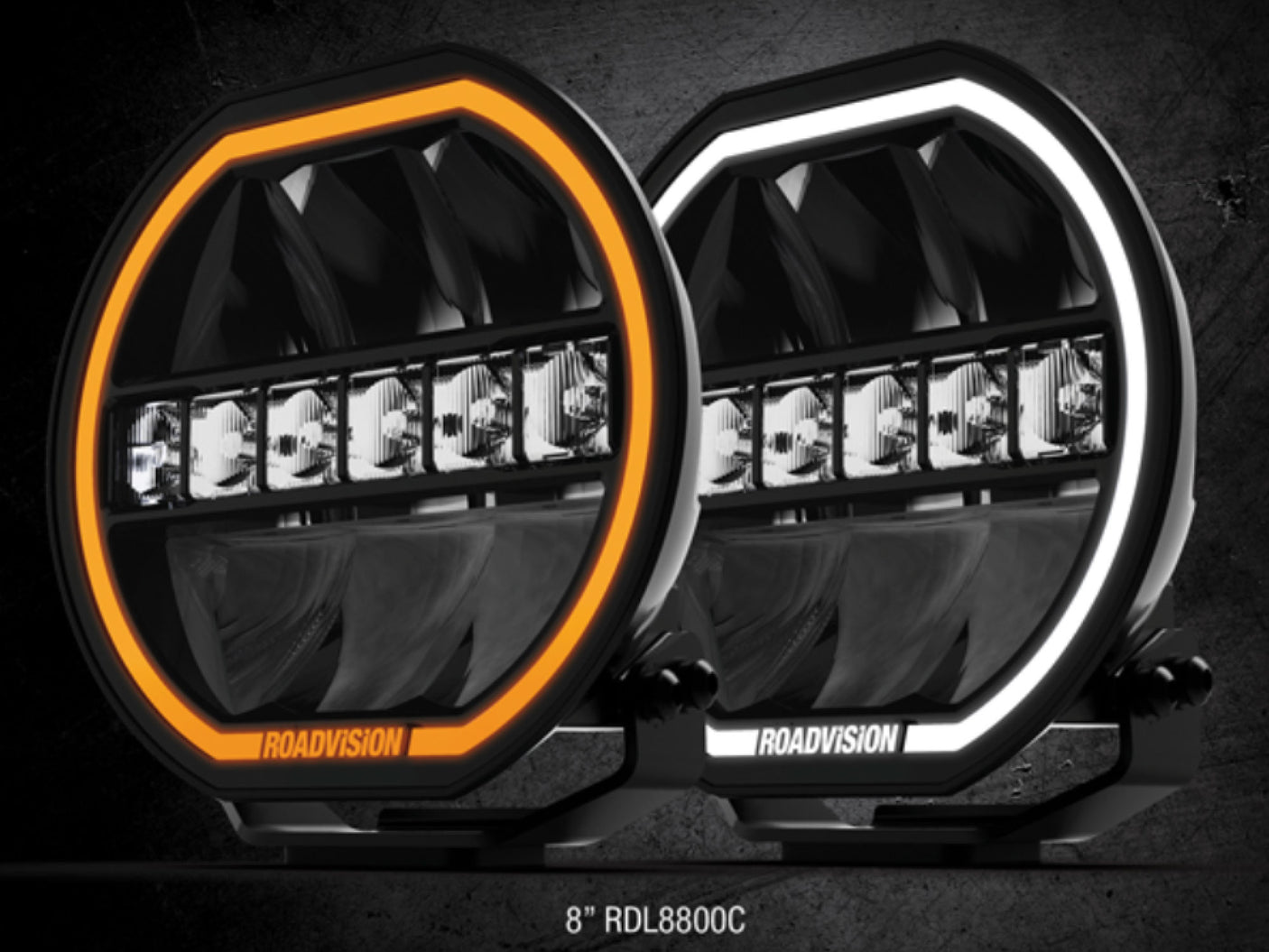 Roadvision LED 8" Driving Light 10-30V 132W Combination Beam