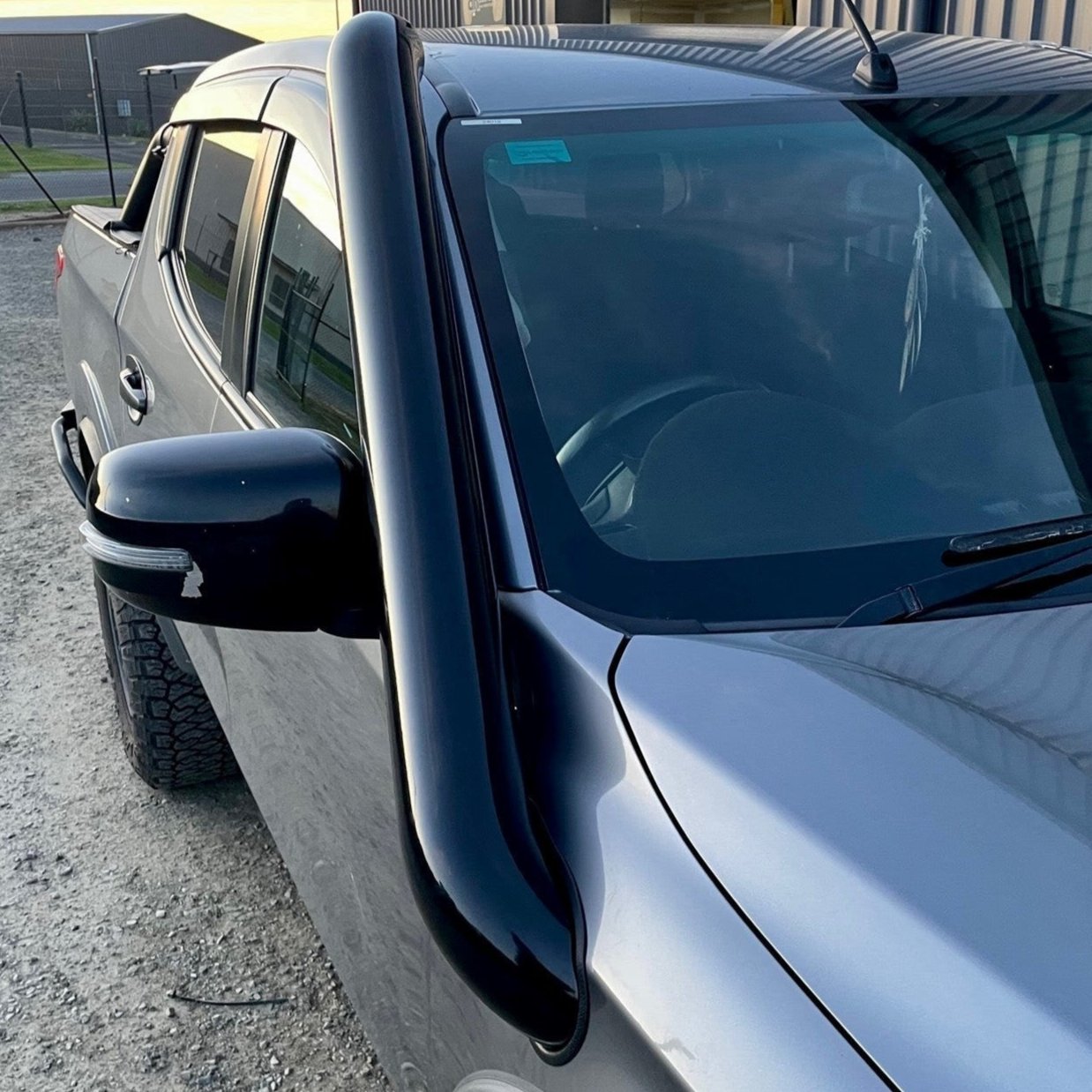 Mitsubishi Triton MQ 4" Short Entry Snorkel