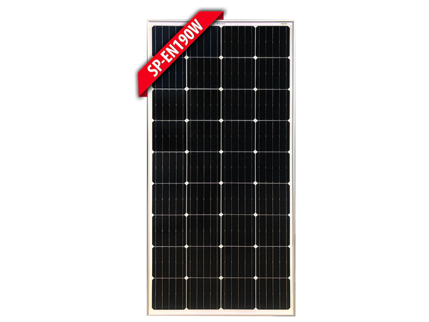 Enerdrive 190W Mono Crystalline Fixed Solar Panel, Silver