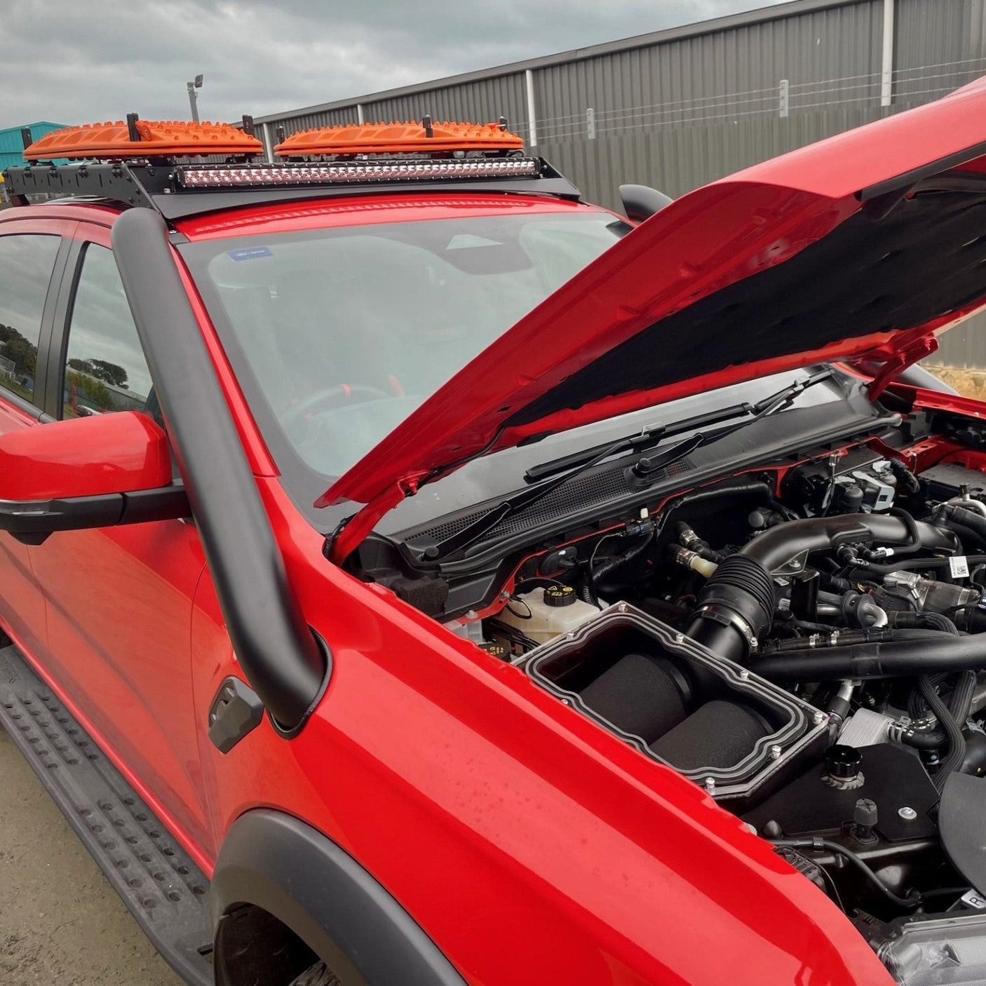 Ford Next Gen Ranger RAPTOR Short Entry Snorkel & Washer Bottle