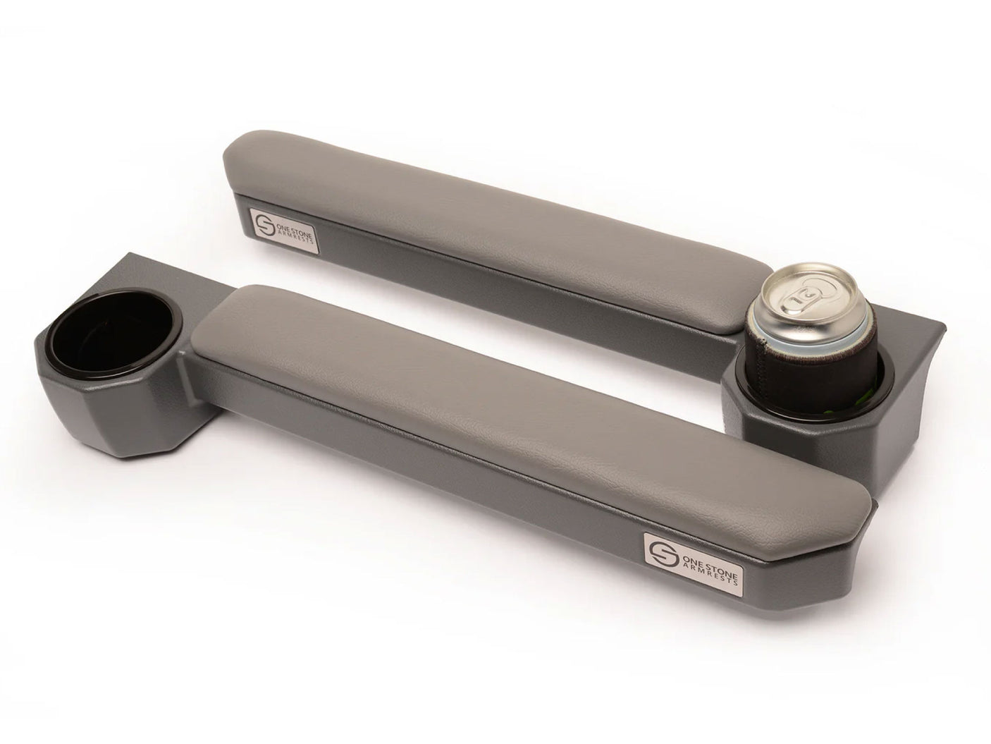 One Stone Armrests 70 Series Landcruiser With Cup Holder Front Doors ( Pair )