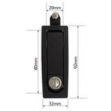 Locking Lever Latch – Black