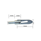 Baby Antiluce Fastener – M8 Weld-On Lug 21mm