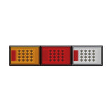 Roadvision BR602ARW LED Rear Combination Lamp – Stop/Tail/Indicator/Reverse/Reflector (604x132mm Jumbo Style)