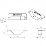 Canopy Floor Whale Tail Inserts -Pair
