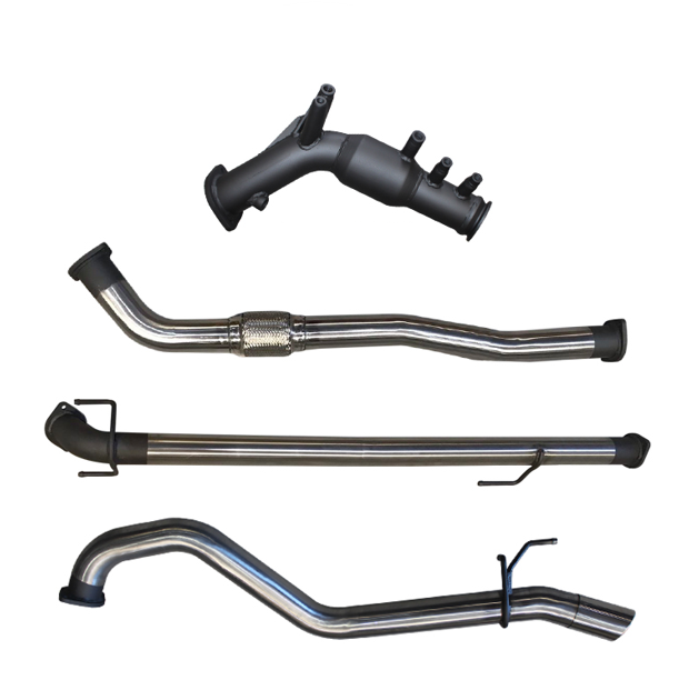 Toyota Hilux (2015-2026) GUN N80 2.8L Manta Exhaust - Stainless Steel / Include High Flow Cat / No Muffler (Loud)